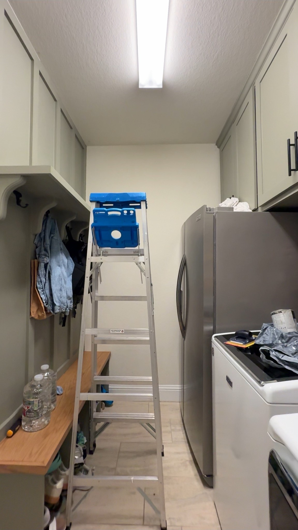 Color is SHERWIN WILLIAMS AT EASE SOLDIER 