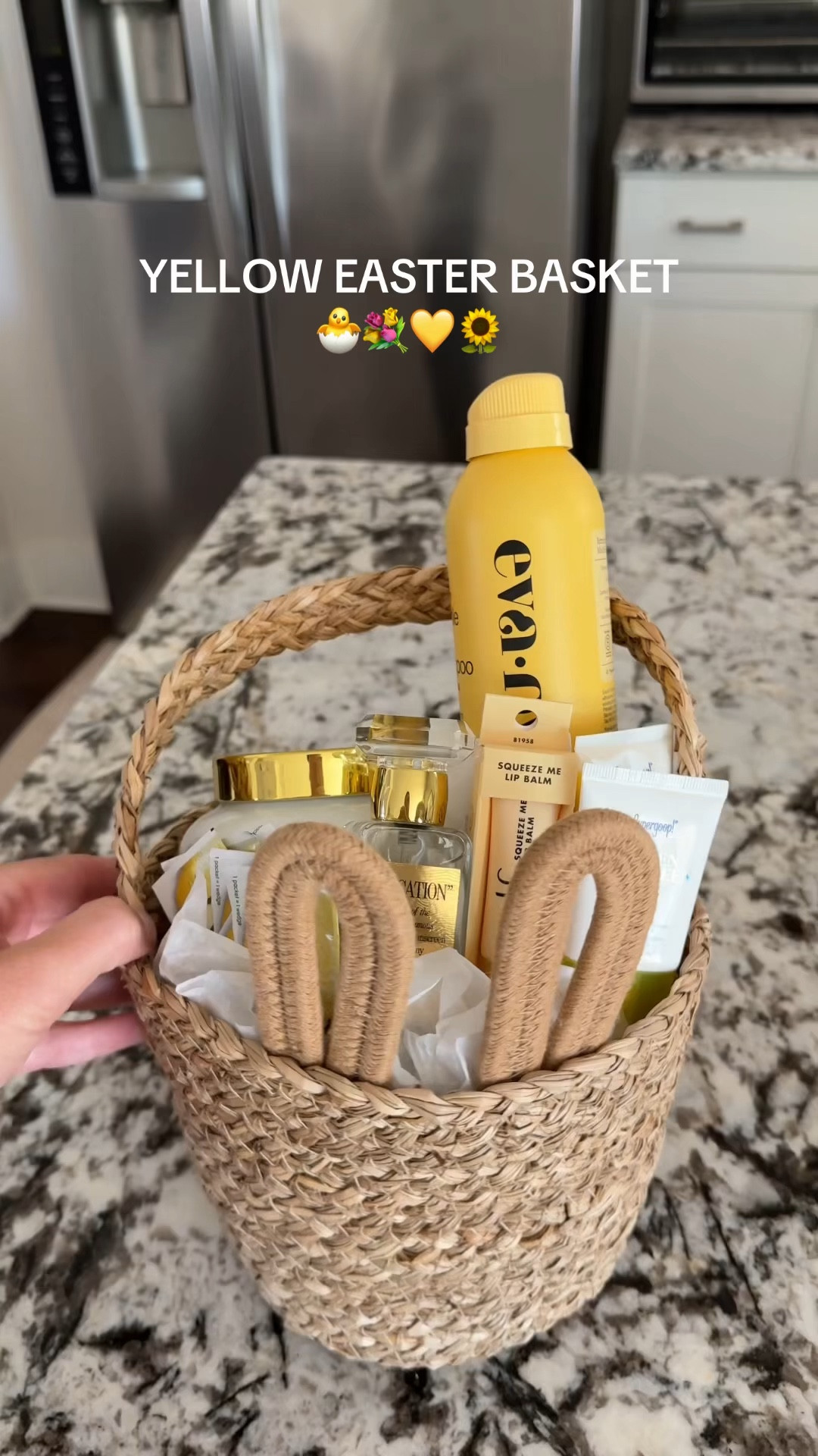 Yellow Easter basket idea! 

#LTKvlog #LTKSeasonal #LTKBeauty