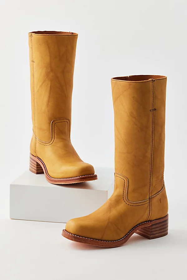 Frye Women's Campus 14L Tall Boot in Banana, Women's at Urban Outfitters | Urban Outfitters (US and RoW)