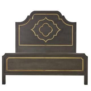 Home Decorators Collection Laila Slate Brown Queen Bed-SPEC1CAC-17-039 - The Home Depot | The Home Depot