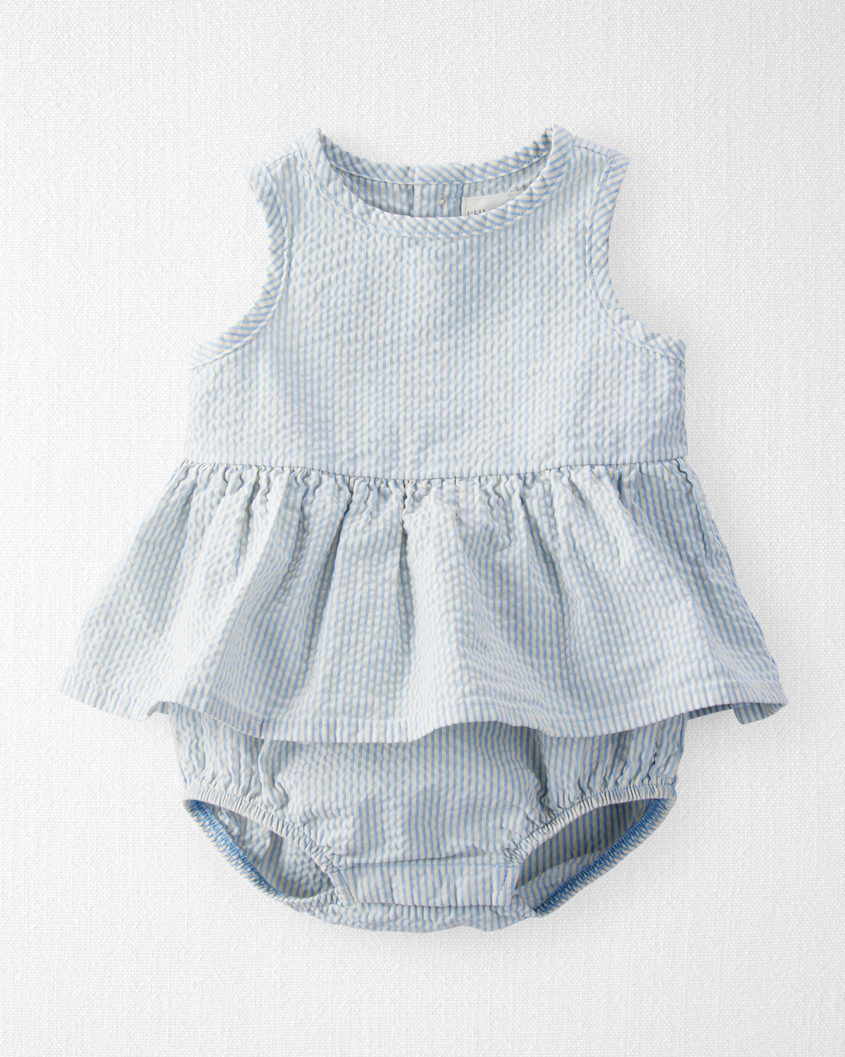 Baby Organic Cotton Seersucker Sunsuit - Little Planet | Carter's | Carter's Inc