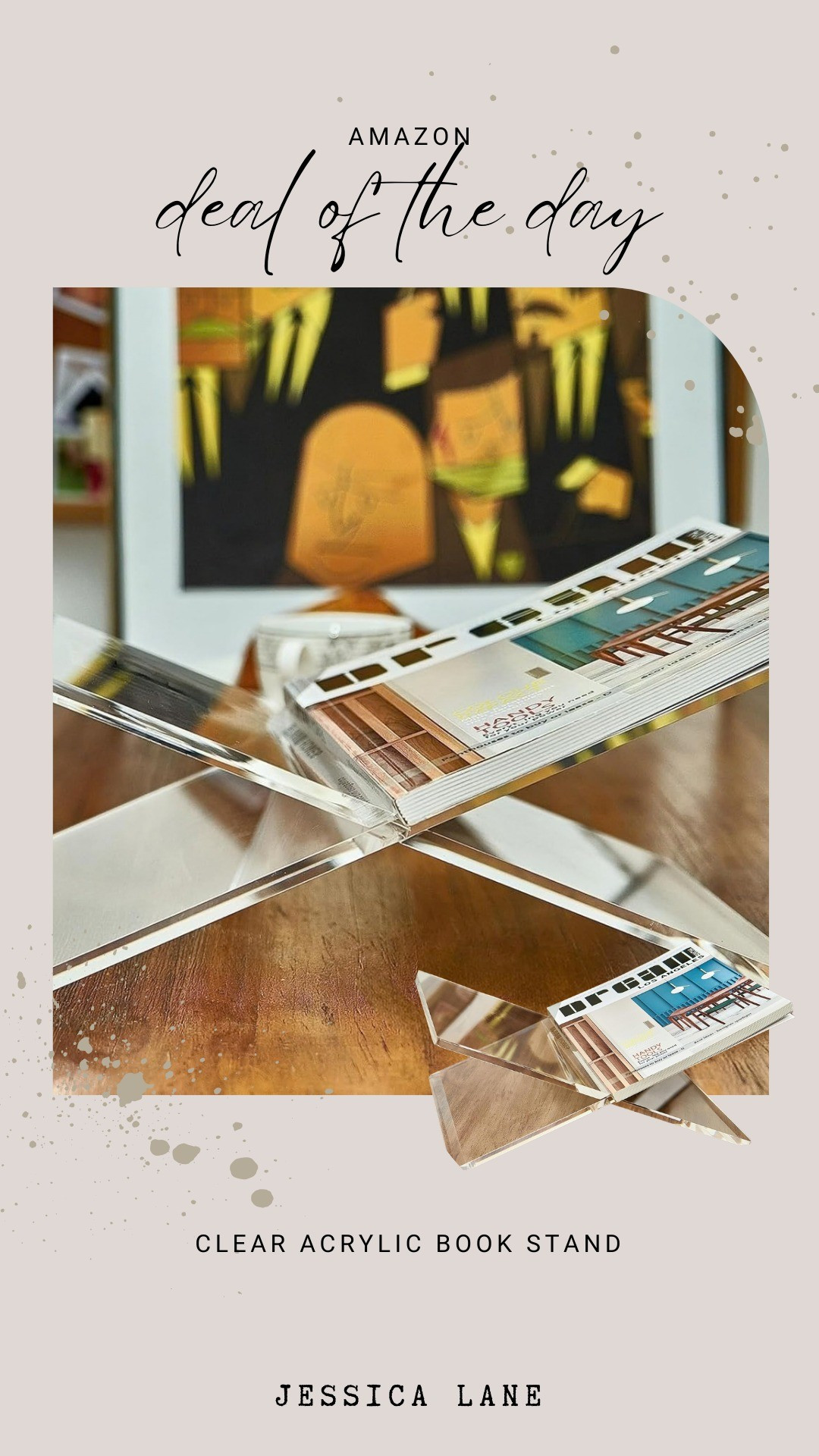 Elevate your favorite reads or cookbooks with this sleek clear acrylic book stand.#homestyling #amazonhome #minimalist #bookish

#LTKHome #LTKSaleAlert #LTKfoodie