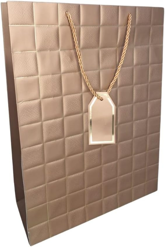 Sacola Papel Para Presente Luxo Bolsa Embalagem Colorida Aniversário (Cobre, Grande) | Amazon (BR)
