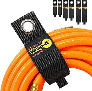 Wrap-It Storage Heavy-Duty Straps (Assorted 6 Pack) - Extension Cord Holder, Stocking Stuffers fo... | Amazon (US)
