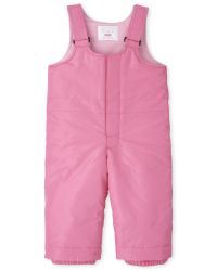Toddler Girls Sleeveless Woven Snow Overalls | The Children's Place CA - IN THE PINK | The Children's Place