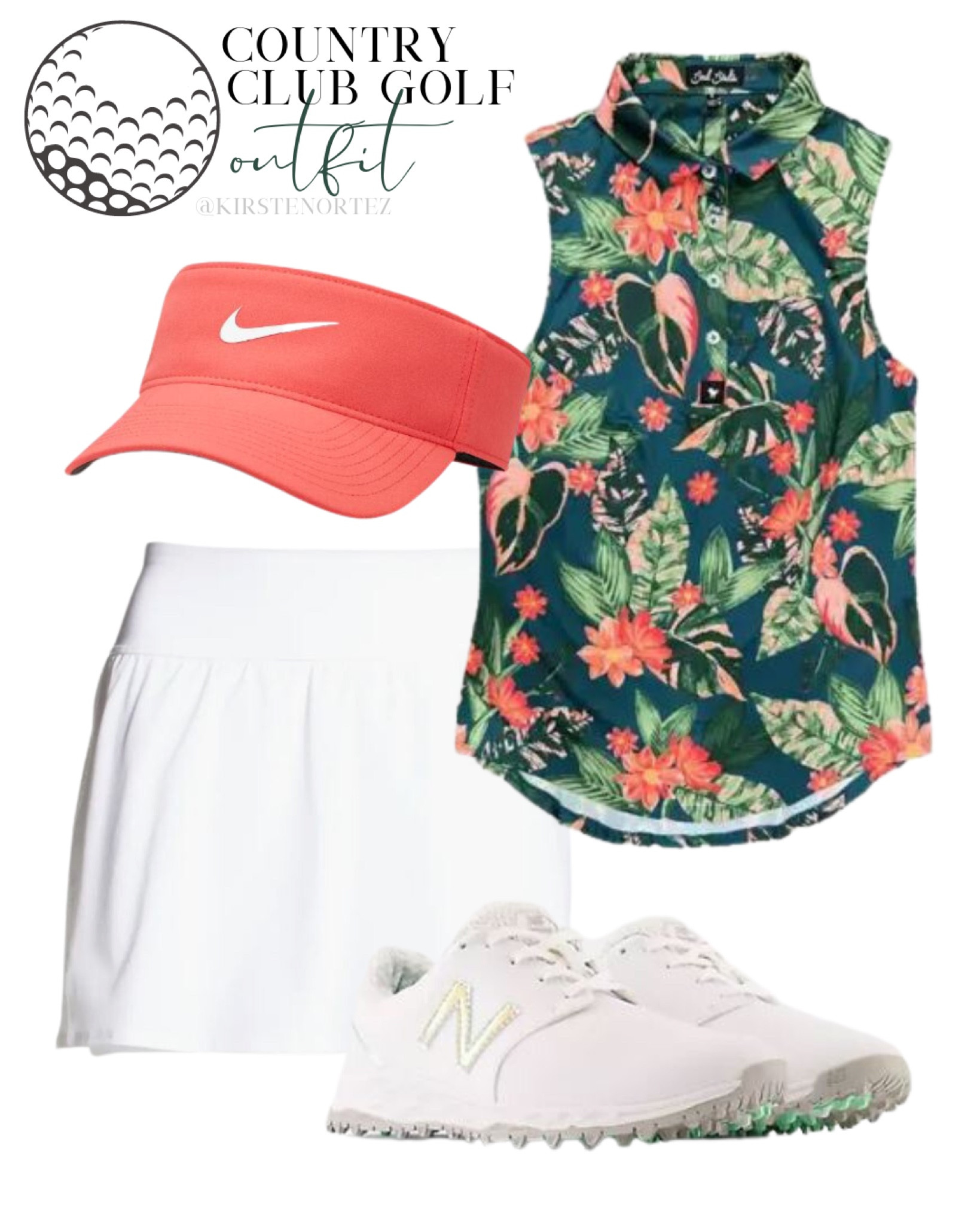 A cute country club appropriate golf outfit!

Golf outfit, summer golf, women’s golf outfit, golf polo, golf skirt, golf skort, golf visor, golf shoes, golf girl

#LTKFitness #LTKunder100 #LTKstyletip