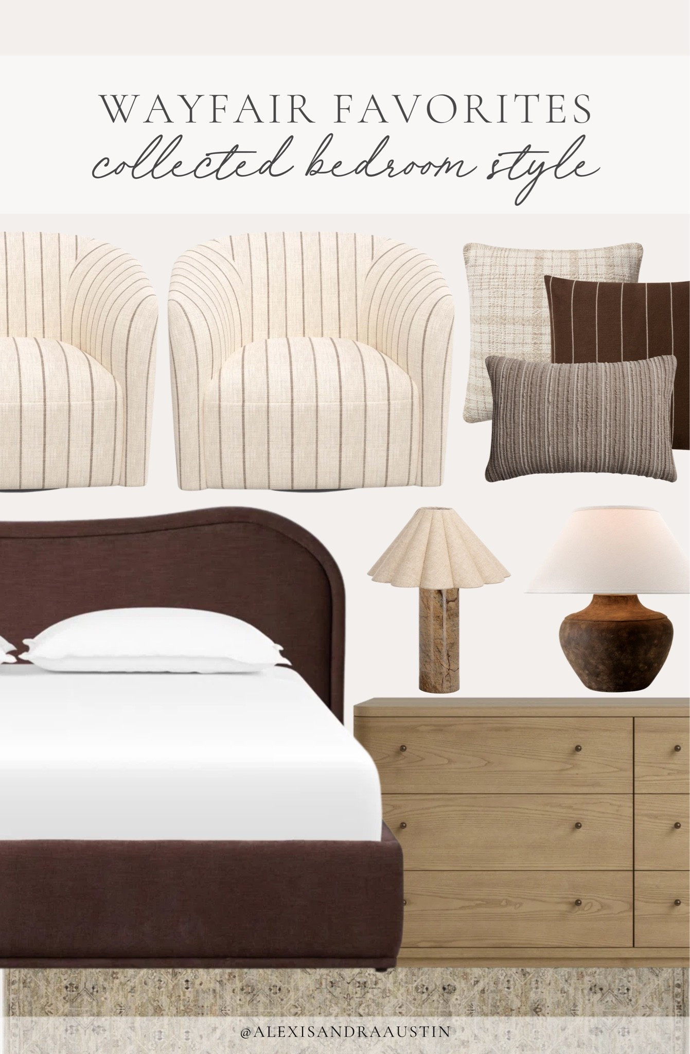 #ad With fall right around the corner I’ve gathered all of my favorite @wayfair finds for a warm, layered, and collected vibe for a lived-in feel. From quality furniture favorites to timeless seasonal pieces, refreshing your space has never been easier.

#Wayfair #WafairPartner

Home finds, neutral home inspo, furniture favorites, summer refresh, collected style, timeless home inspo, Wayfair, neutral home decor, linen upholstered bed, wingback accent chair, vintage style area rug, ottoman details, neutral nightstands, layered home style, bedroom refresh, living room refresh, moody wood tones, timeless furniture, shop the look!

#LTKSeasonal #LTKHome
