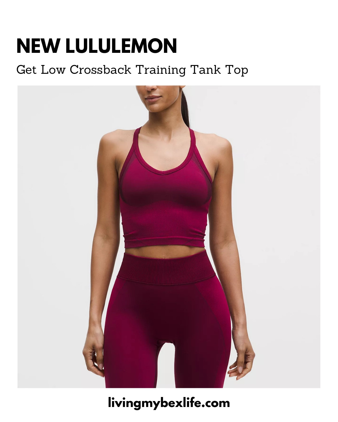 New lululemon: Get Low Crossback Training Tank Top designed to provide light support for B/C cups. Pair with the 5" Get Low Short or High-Rise Get Low Training Tight to create a matching set. 

weightlifting, gym inspo, workout outfit, gym outfit, hot girl walk, strength training, Crossfit, pilates, new year new me, health journey 

 #LTKfitnessgoals #LTKmorningroutine #LTKselfcare