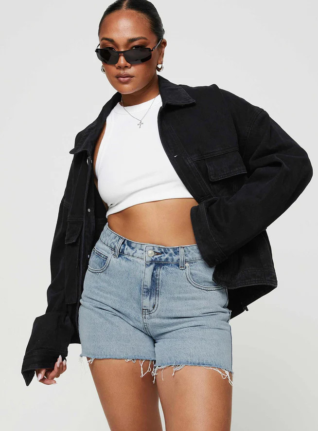 Laurena Denim Shorts | Princess Polly US