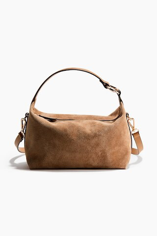H & M - Crossbody-Tasche aus Veloursleder - Gelb - Damen | H&M (DE, AT, CH, NL, FI)