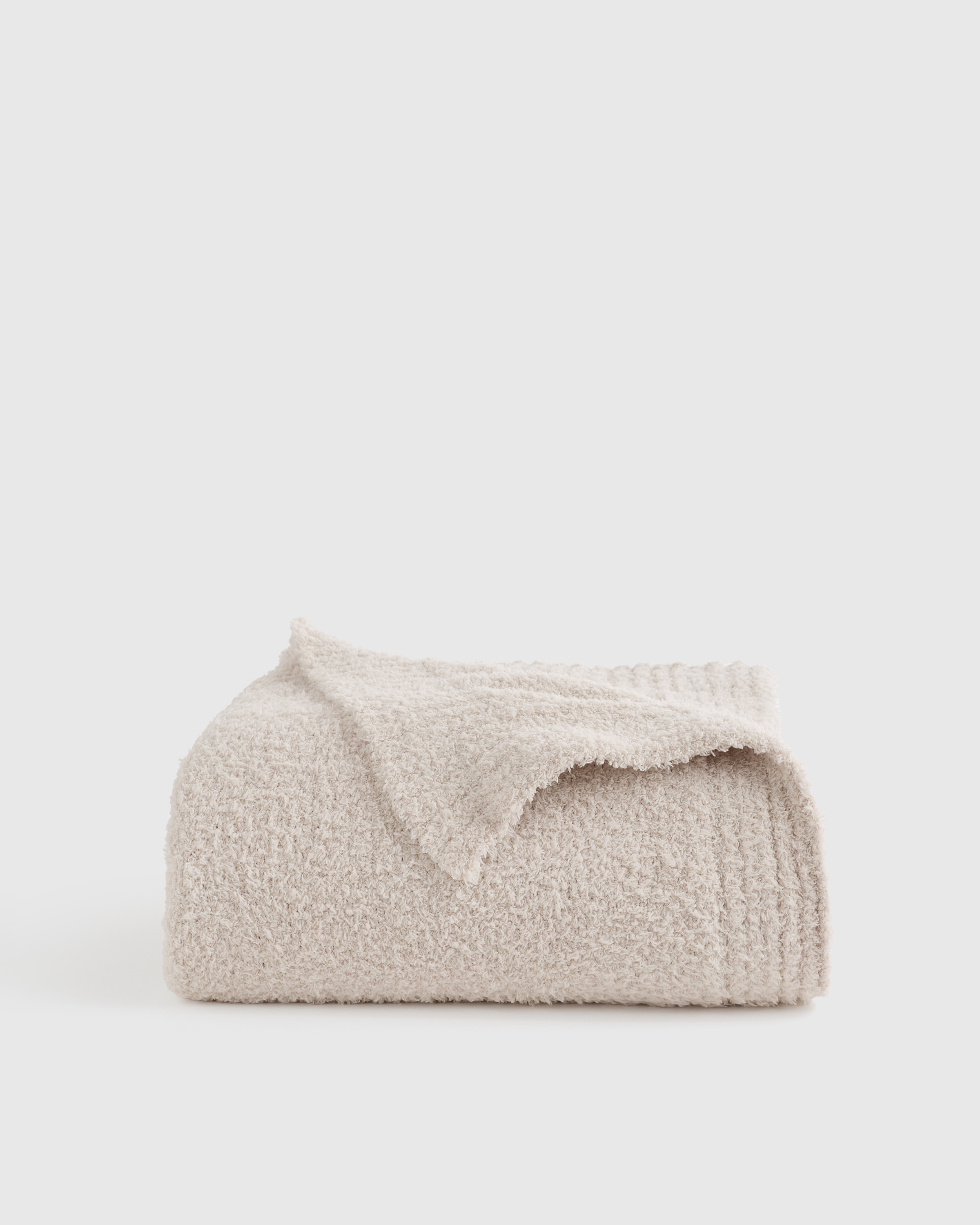 Quince | Ultra Cozy Throw in Pebble, Size 60x72, 100% Polyester | Quince