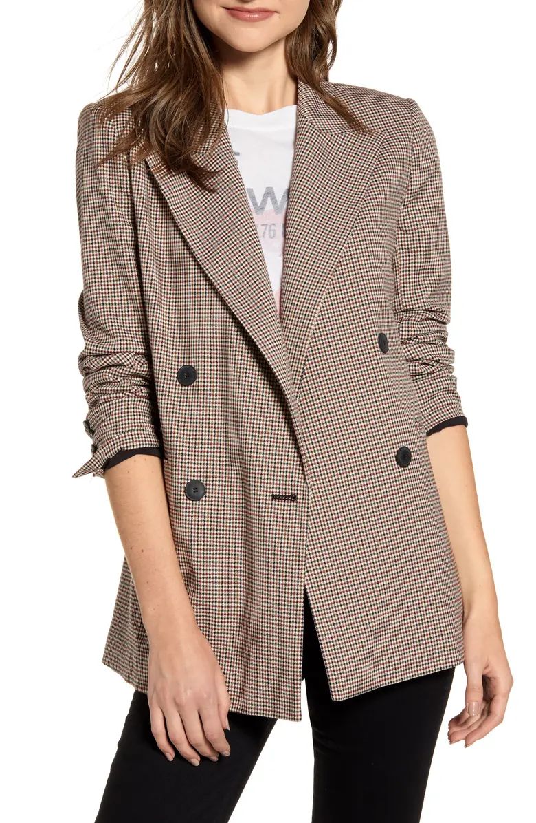 Double Breasted Plaid Blazer | Nordstrom