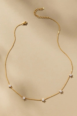 Spaced Floral Necklace | Anthropologie (US)