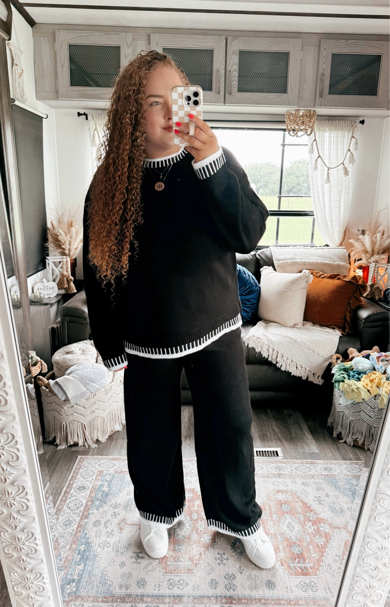 Fall Travel outfit inspo🍂 amazon two piece set  | amazon fall two piece set | amazon black two piece set | fall travel outfit  | sneakers  | white platform sneskers | amazon white sneakers  | amazon fall travel outfit | fall travel outfit | amazon fall travel outfit | amazon fashion | amazon finds | amazon look | amazon outfit | fall outfit | fall look | fall fashion | fall finds | fall outfit inspo | fall fashion inspo | fall 2024 | fall trip | fall vacation | fall vacation outfit 

#LTKMidsize #LTKTravel #LTKFallSale