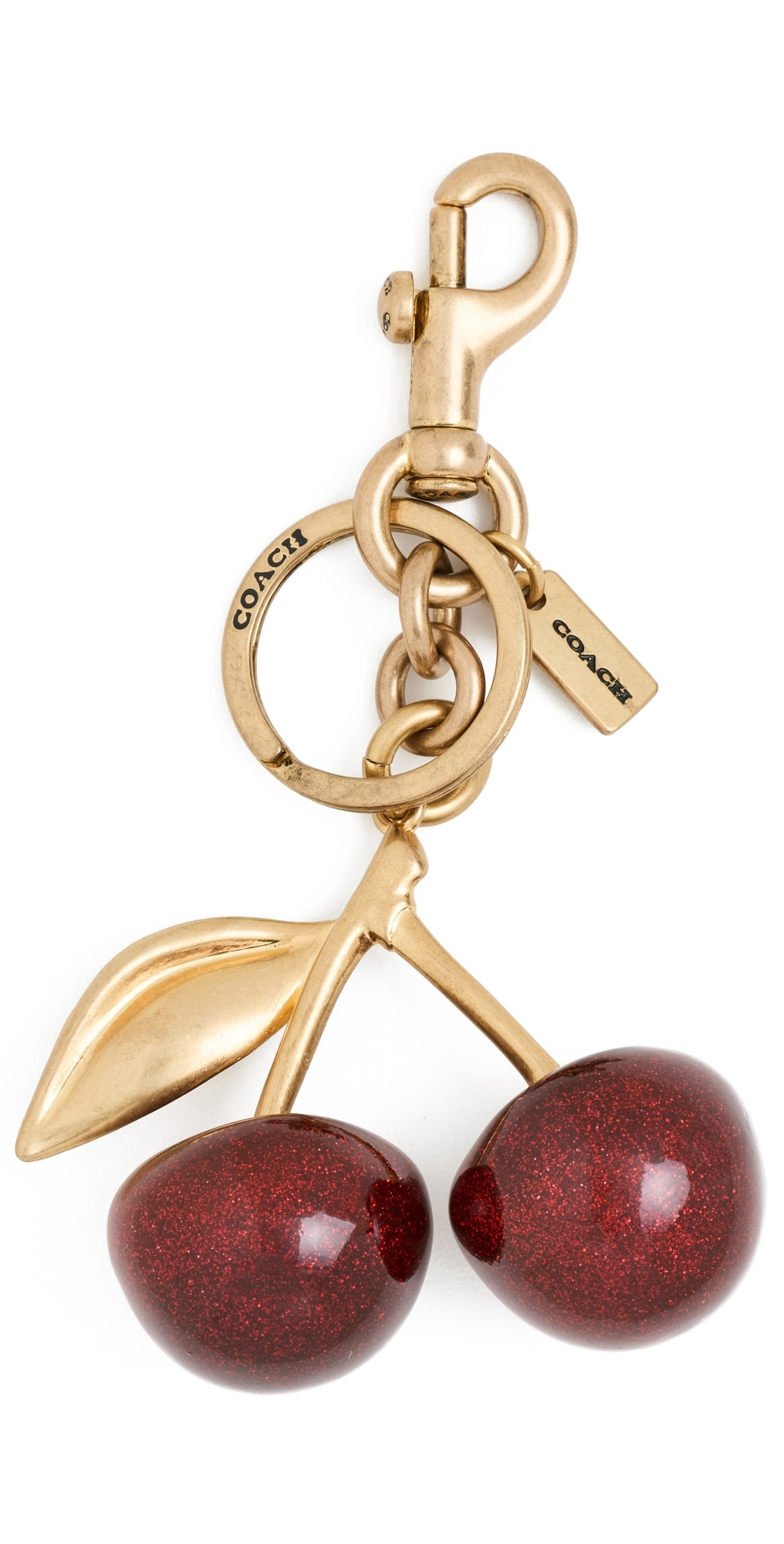 Coach Resin Cherry Bag Charm Red Apple One Size | Shopbop