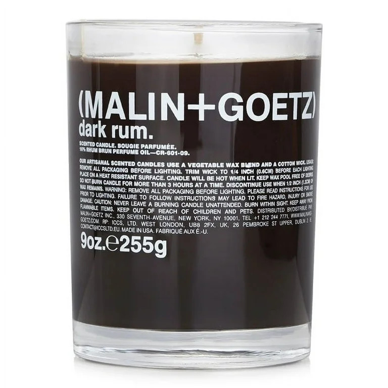 Malin + Goetz Scented Candle - Dark Rum 9oz | Walmart (US)