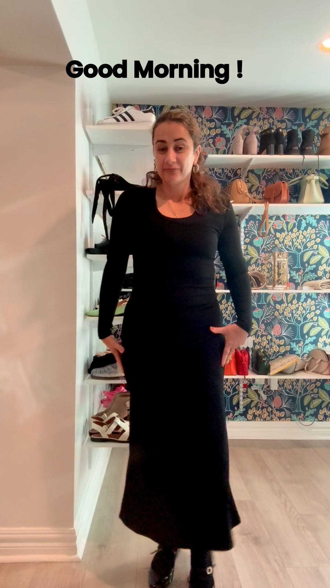 I’m wearing my long sleeve maxi basic black dress 

#LTKSeasonal #LTKStyleTip #LTKMidsize
