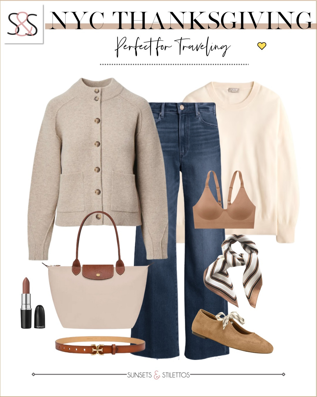 This is what I’d wear for a Thanksgiving trip to the city with cozy layers, classic neutrals, and pieces that travel well.

thanksgiving outfit, travel outfit, nyc thanksgiving, neutral fall outfit, cardigan outfit, jeans and flats outfit, cozy travel clothes, fall wardrobe essentials, everyday outfits for women over 40, casual fall fashion

#LTKSeasonal #LTKHoliday #LTKOver40