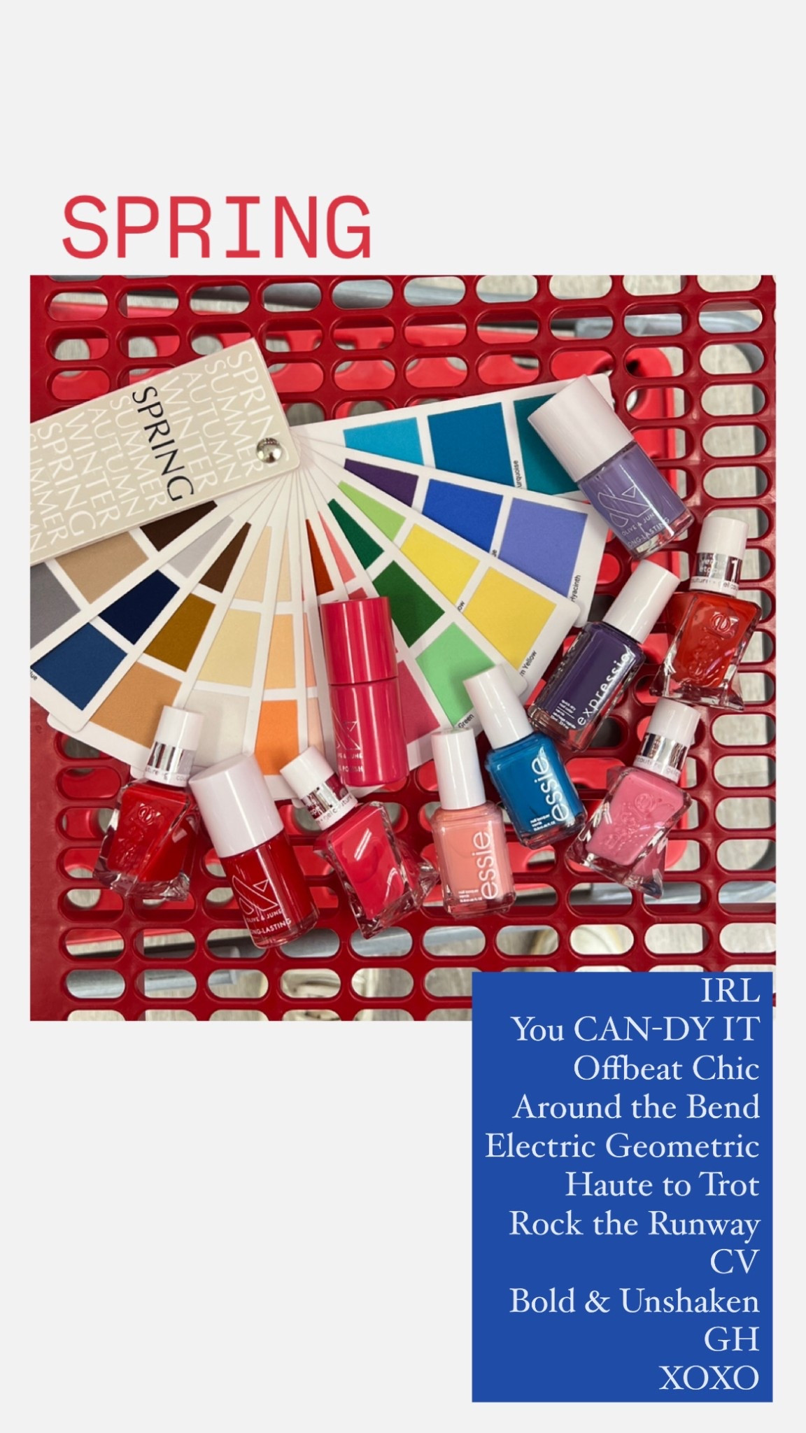 Spring nail polish shades at Target! 