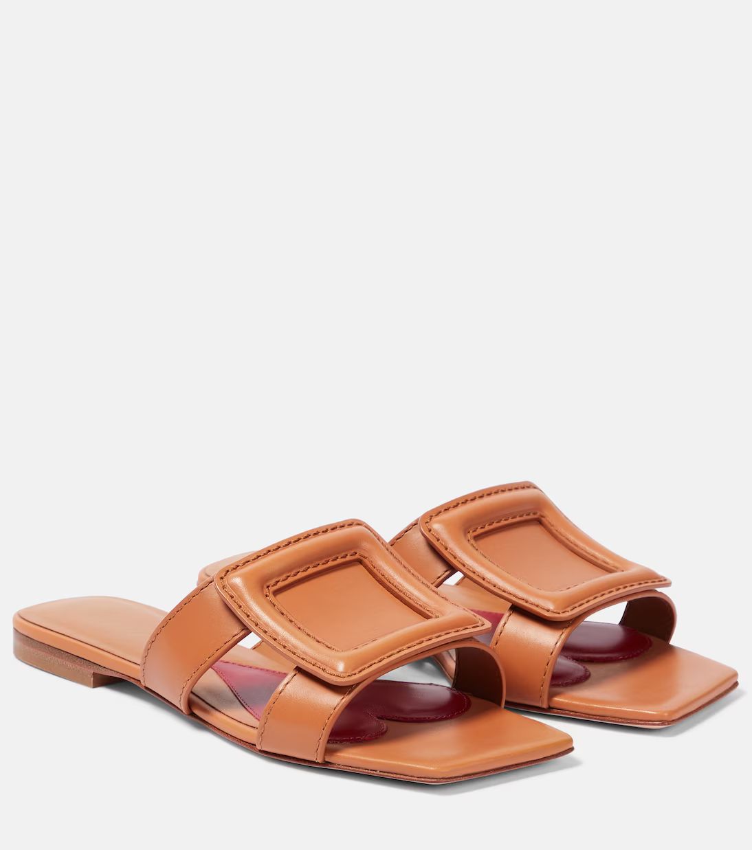 Buckle leather sandals | Mytheresa (US/CA)