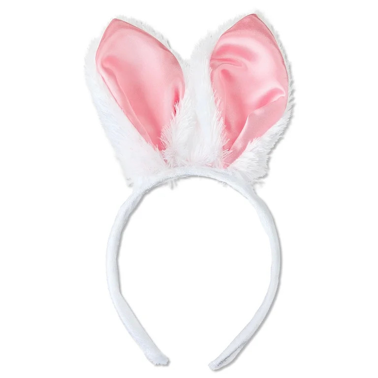 Bunny Ear Headband, White, Easter by Way To Celebrate | Walmart (US)
