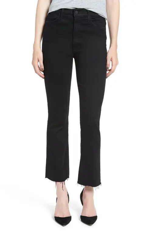 MOTHER The Hustler High Waist Ankle Fray Jeans in Not Guilty at Nordstrom, Size 27 | Nordstrom