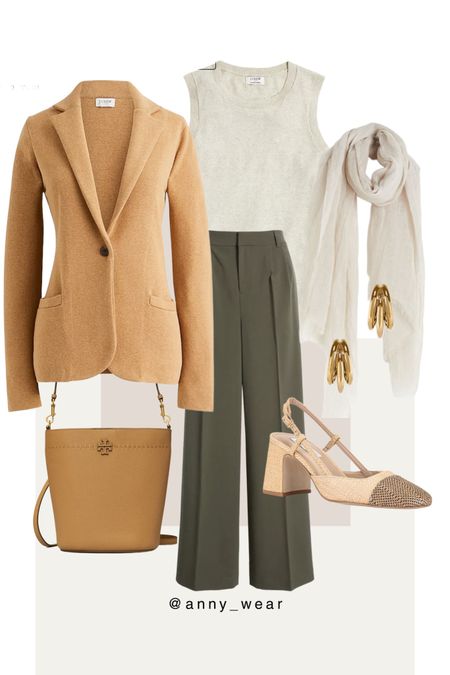 Office outfit 

Beige blazer 
Khaki pants 
White top
Camel bag
White scarf 
Gold earrings 
Schoolboy blazer 
Beige jacket 
Brown blazer 
Light brown jacket 
sweater blazer
Sweater shell
Relaxed Waist trousers 
Pleated Wide Leg Pants
Veronica Beard outfit 
Wide Leg Trousers
Leather Bucket Bag
Brown bag
Tory Burch bag 
Hoops earrings 
Beige slingback 
JCrew blazer 
wear for women womens work clothes cute work outfits work dresses work blouses work pants for women work skirts for women work jackets for women casual work outfits spring work outfits professional attire for women business suits corporate attire for women work accessories for women work jewelry womens work boots blazers for work nursing work clothes teacher work outfits workwear elegant outfit work сapsule wardrobe business casual dinner work shoes comfortable work shoes casual work shoes work dress work party dress work blouse work blazer shoes for work jeans work outfit teacher work pants work pumps work shoes work tops most loved over 40 beauty pieces beauty products jewelry gold jewelry silver jewelry earrings necklace bracelet ring hoop earrings workwear style work wear capsule shoes women shoes with jeans shoes for work tote bags luxury bags sale alerts nordstrom finds spring fashion summer fridays summer looks fall outfit inspo winter outfits teacher ootd work ootd city break city street styles trendy curvy 40 and over styles daily outfits daily look sunday outfit dailylook sunday brunch photoshoot outfits nordstrom outfits nordstrom sale nordstrom shoes revolve jeans revolve sale mango outfits mango jacket mango sweater mango blazer affordable fashion affordable workwear casual chic casual comfy cute casual outfit comfy casual cute casual casual office outfits trendy outfit trendy work outfits 2024 outfits

#LTKfindsunder100 #LTKsalealert #LTKitbag

#LTKOver40 #LTKItBag #LTKWorkwear