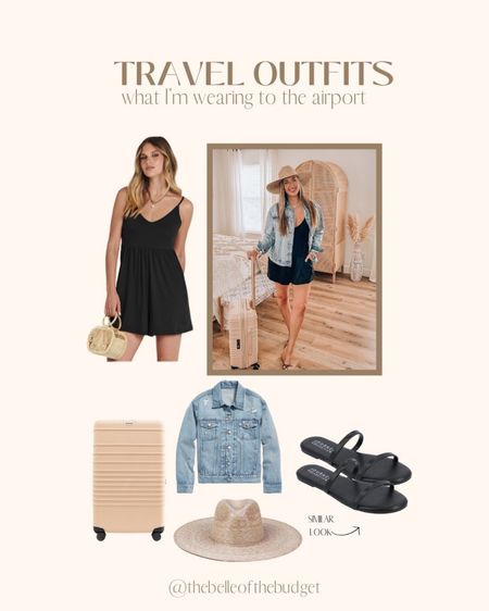 Travel outfit, spring dress, amazon, airport outfit, spring break 