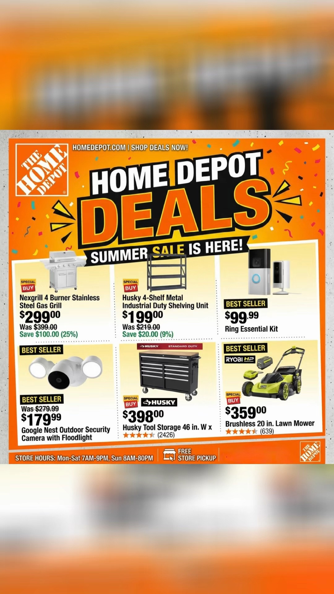 🔥 Father’s Day gift shopping just got easier! Home Depot is loaded with deals on bestselling grills, tool storage, lawn equipment, security cameras, shelving, and so much more. Perfect finds for the DIY dad, grill master, or weekend warrior. Shop while these deals last! 🛒💨

#HomeDepotDeals #FathersDayGifts #HomeImprovement #DIYDad #ToolDeals

#LTKSaleAlert #LTKHome