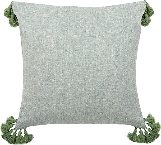 Safavieh Home Collection Larzon 18-inch Hunter Green Tassel Decorative Accent Pillow PLS7153A-181... | Amazon (US)