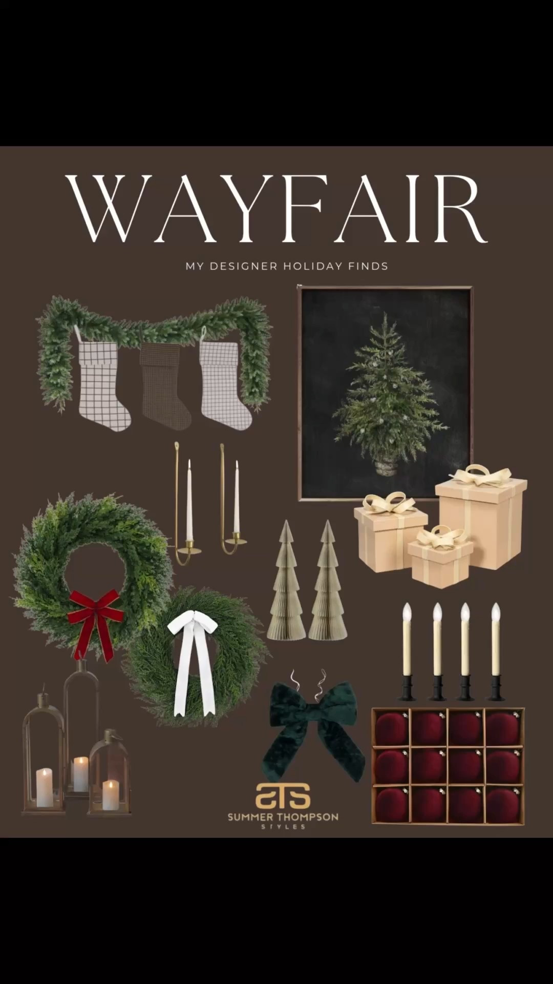 My Wayfair Holiday Finds I love ❤️ 

Decorating. Hosting. Gifting. Holiday home. Designer details. Wayfair. Candles. Wreaths. Stockings. Trees. Timeless. Ornaments.

#LTKHoliday #LTKSeasonal #LTKHome