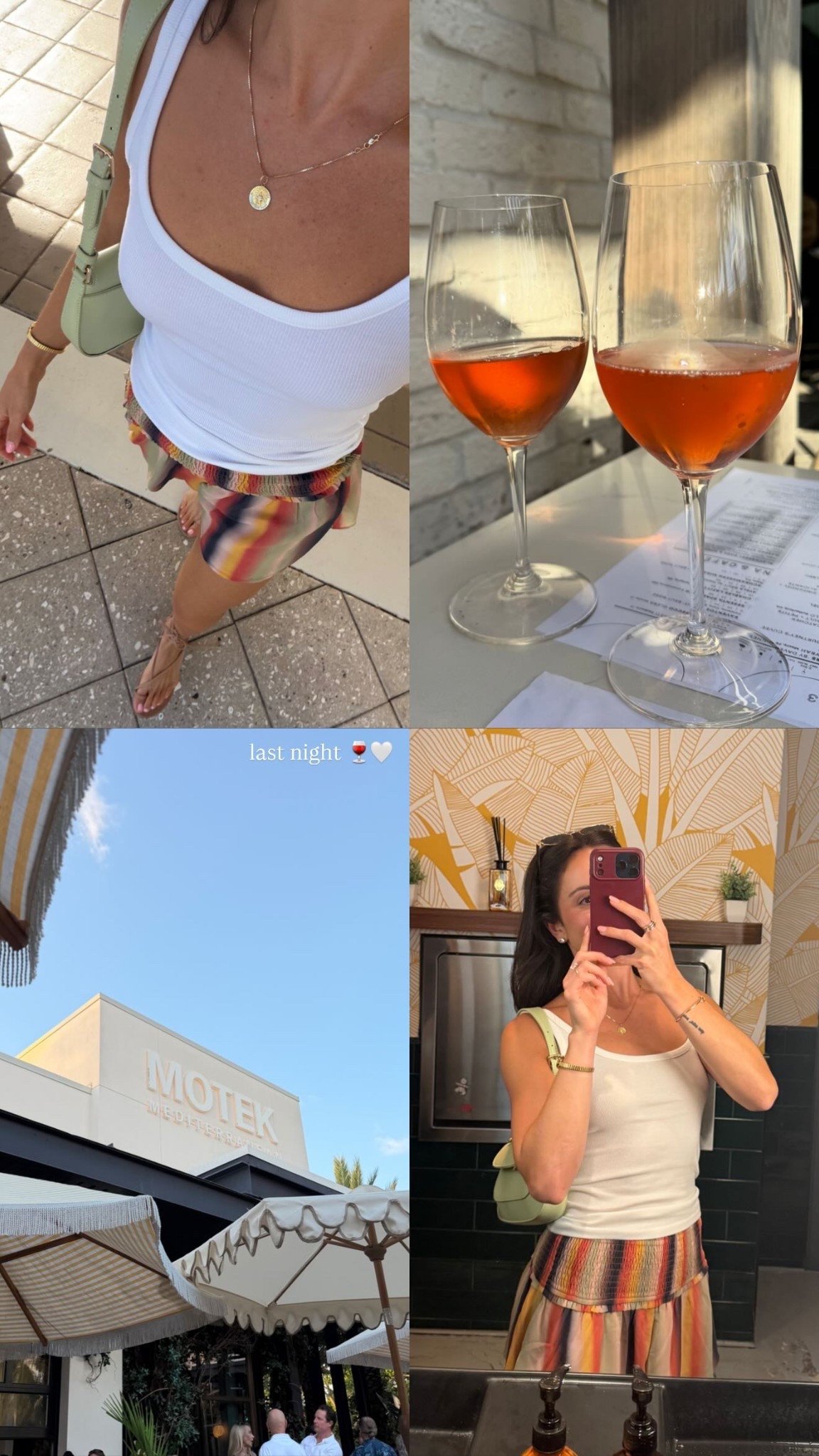 last night 🍷🤍  girls night ootd, summer outfit, easy outfit ideas

#LTKootd #LTKgrwm #LTKSeasonal
