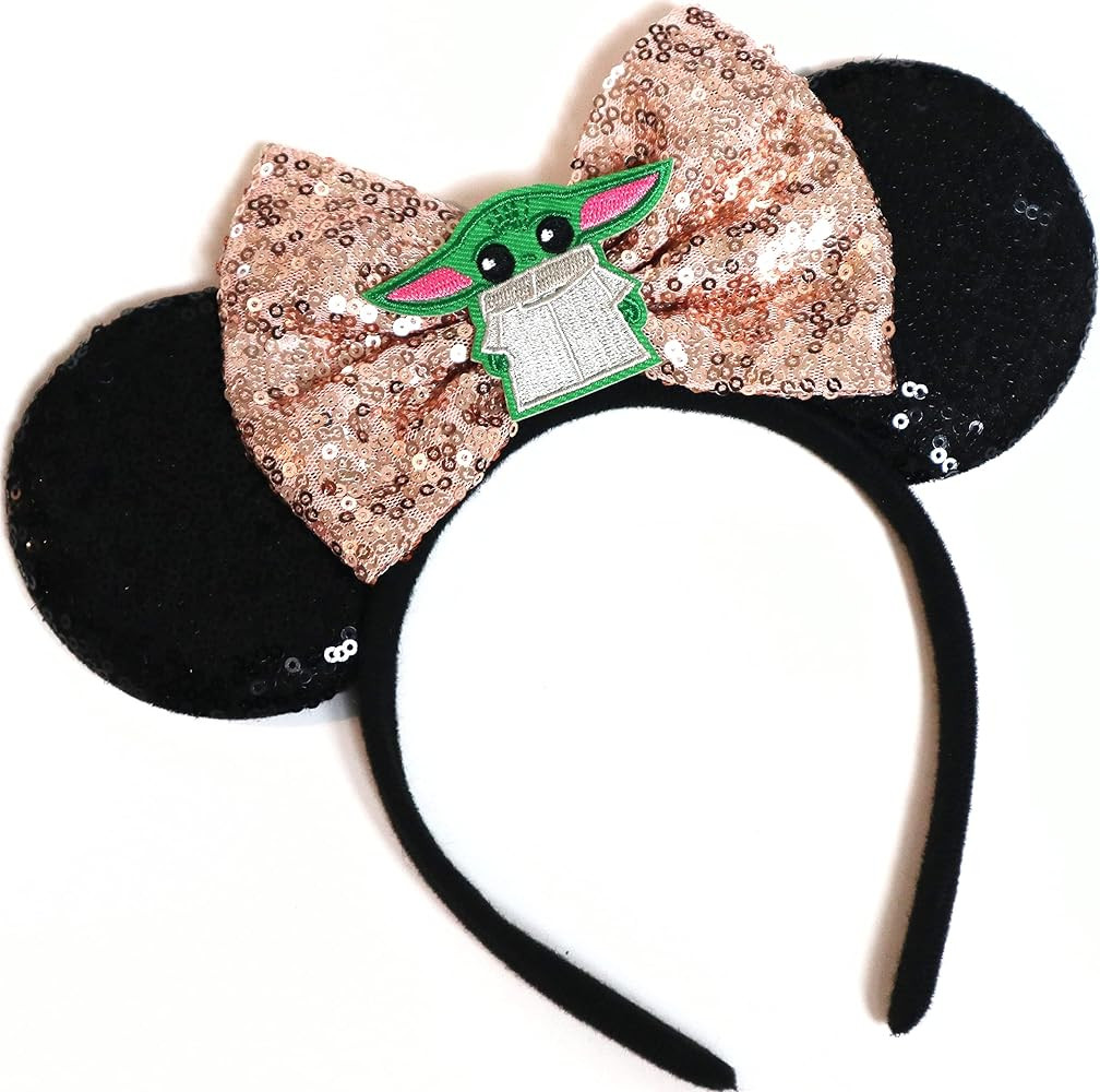 CLGIFT Star Wars Ears, Black Mouse Ears, Darth Vader, Mickey Mouse Ears | Amazon (US)