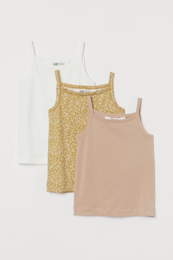 3-pack Cotton Tank Tops | H&M (US + CA)