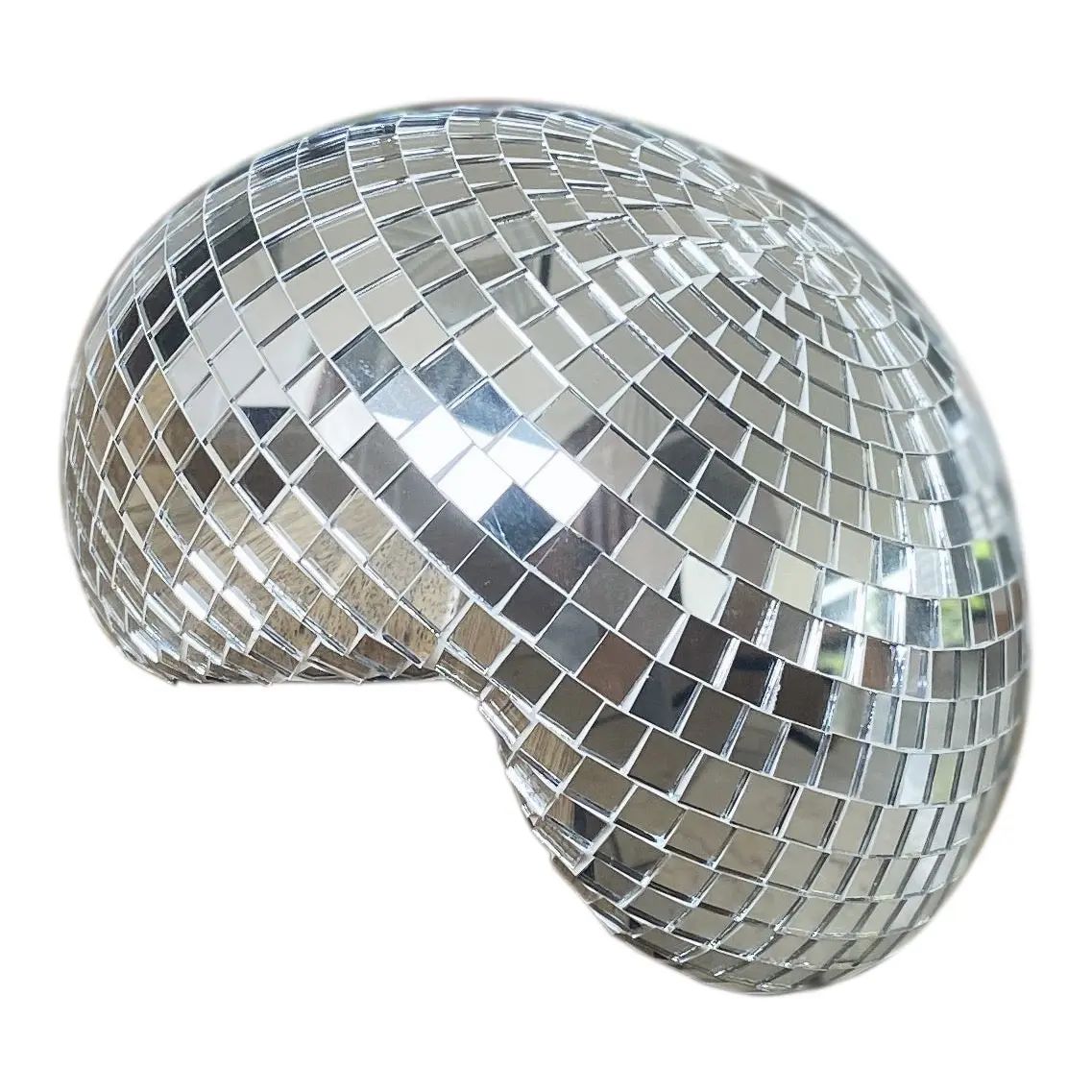 Contemporary Pop Art Melted Disco Ball Glass Mosaic Sculpture | Chairish