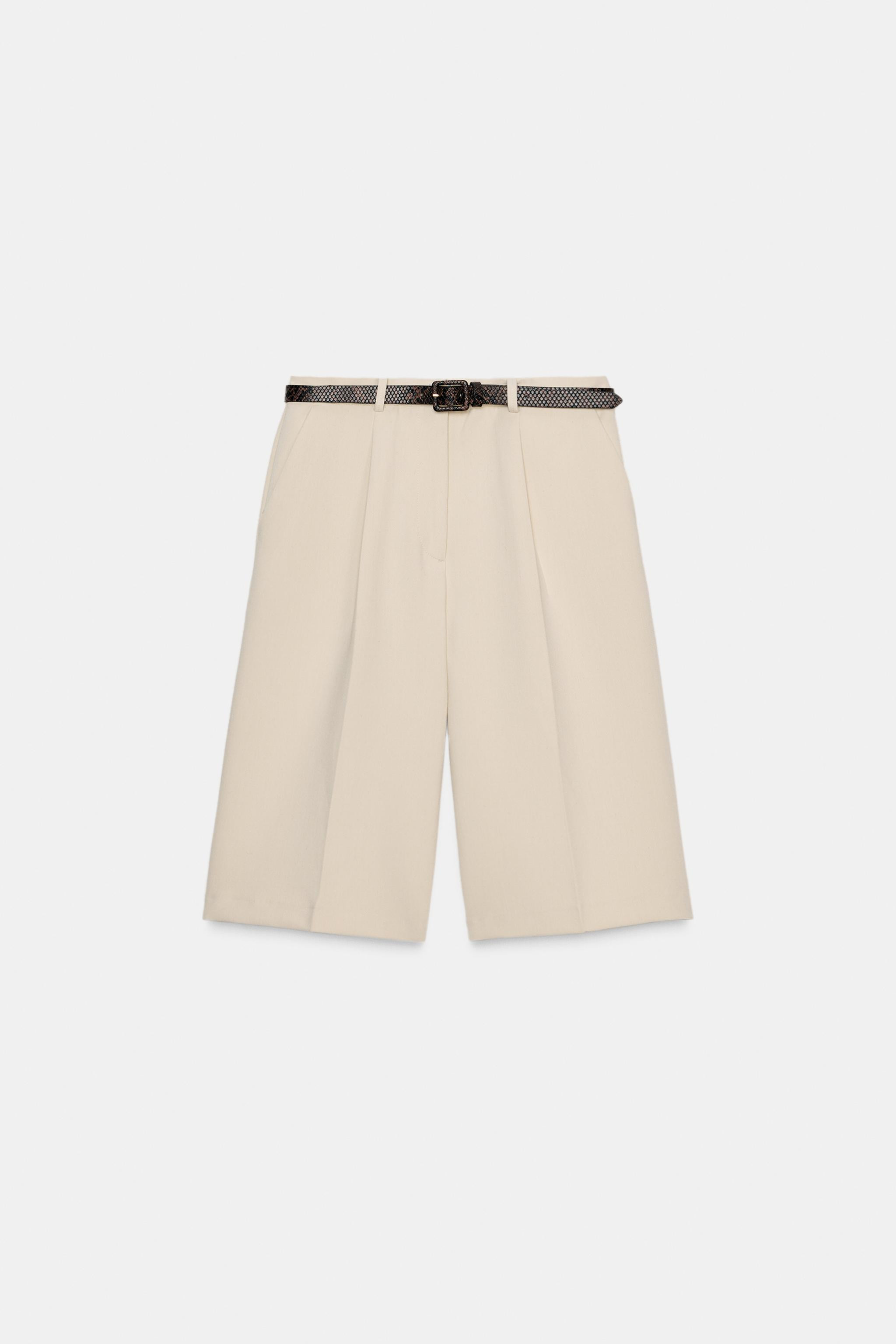 NEWLONG SHORTS WITH BELT$ 49.90 Mid-ecru BlackMid-ecru | 1478/221/715Add to cartSelect a sizeChoo... | Zara US