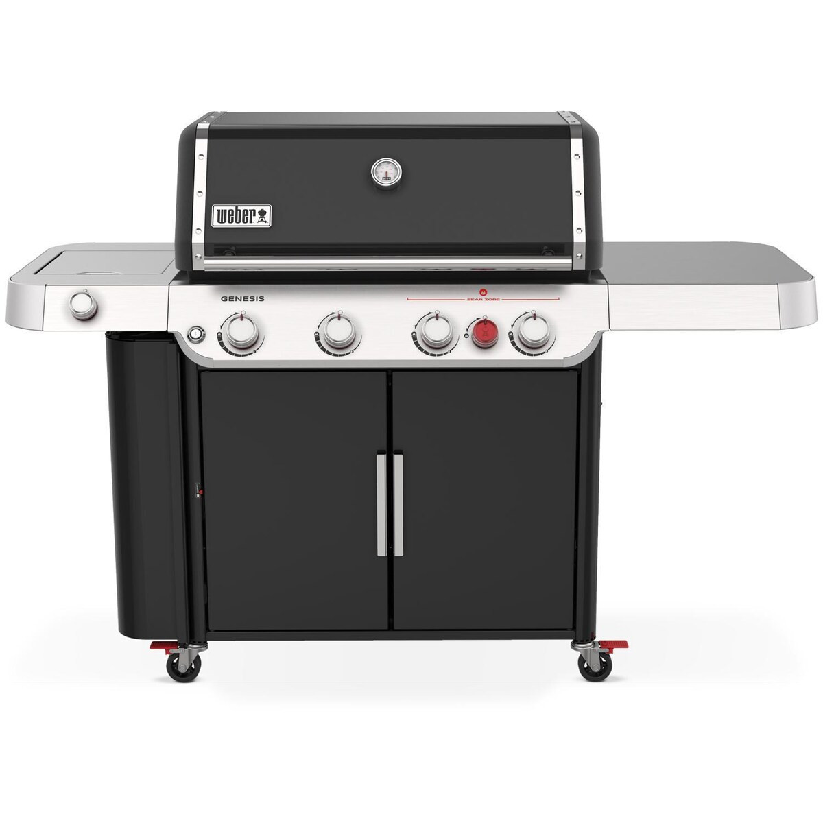 Weber Genesis E-435 Propane Gas Grill w/ Sear Zone & Side Burner - Black - 36410001 | BBQ Guys