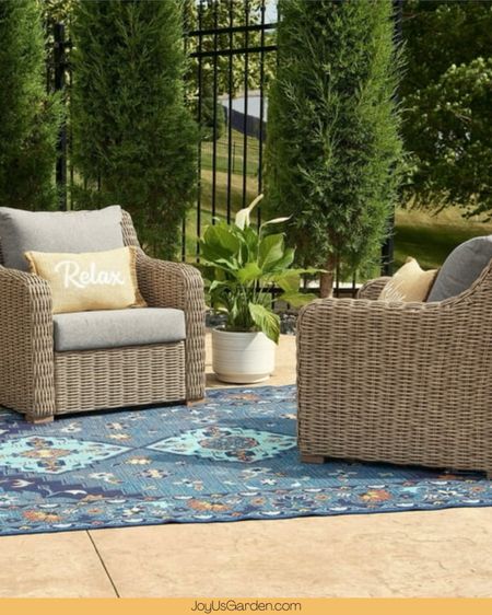 Lounge in style with these outdoor patio chairs. Sold in a set of two buy better homes and Gardens. #walmart #patio #patiofurniture

#LTKSeasonal #LTKSpringSale #LTKover40