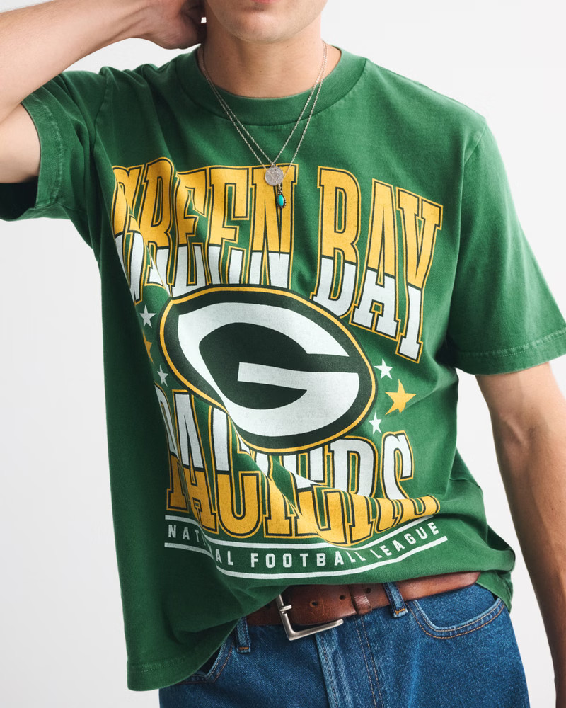 Green Bay Packers LuxeLoft Cardigan | Abercrombie & Fitch (US)