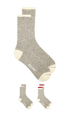 Beams Plus Rag Socks in Gray from Revolve.com | Revolve Clothing (Global)