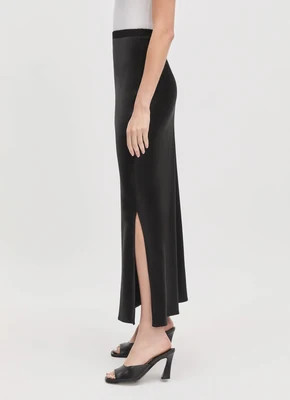The Josie Long Skirt in Black | Sierra Deene