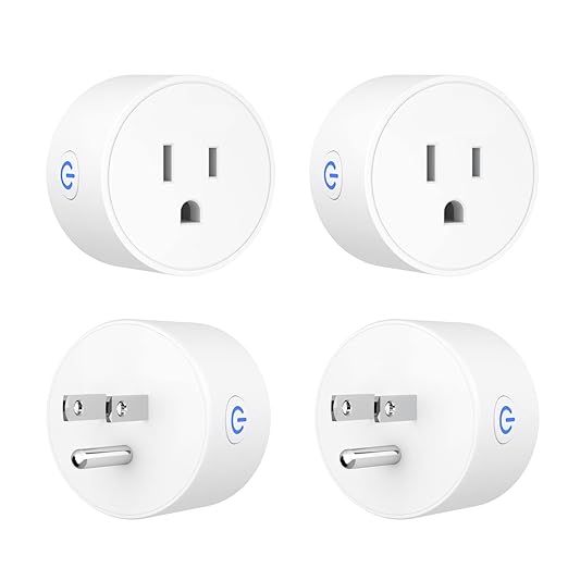 Smart Plug Compatible with Alexa and Google Home for Voice Control, Mini Smart Outlet WiFi Socket... | Amazon (US)