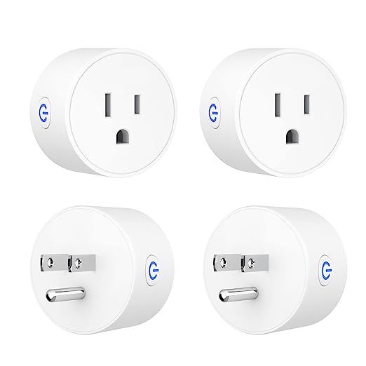 Smart Plug Compatible with Alexa and Google Home for Voice Control, Mini Smart Outlet WiFi Socket... | Amazon (US)