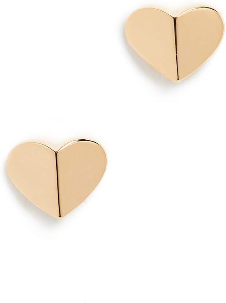 Kate Spade New York Women's Heritage Spade Small Heart Studs Earrings | Amazon (US)