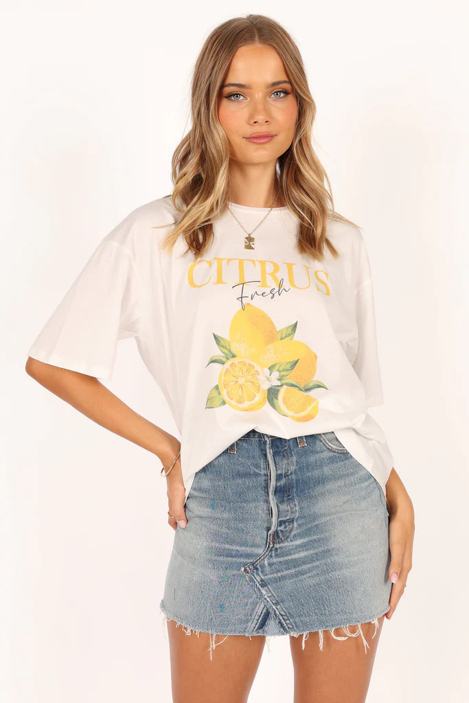 Citrus Tee - White | Petal & Pup (US)