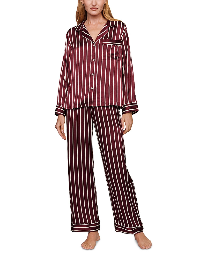 Eberjey Inez Printed Washable Silk Long Pajama Set | Bloomingdale's (US)