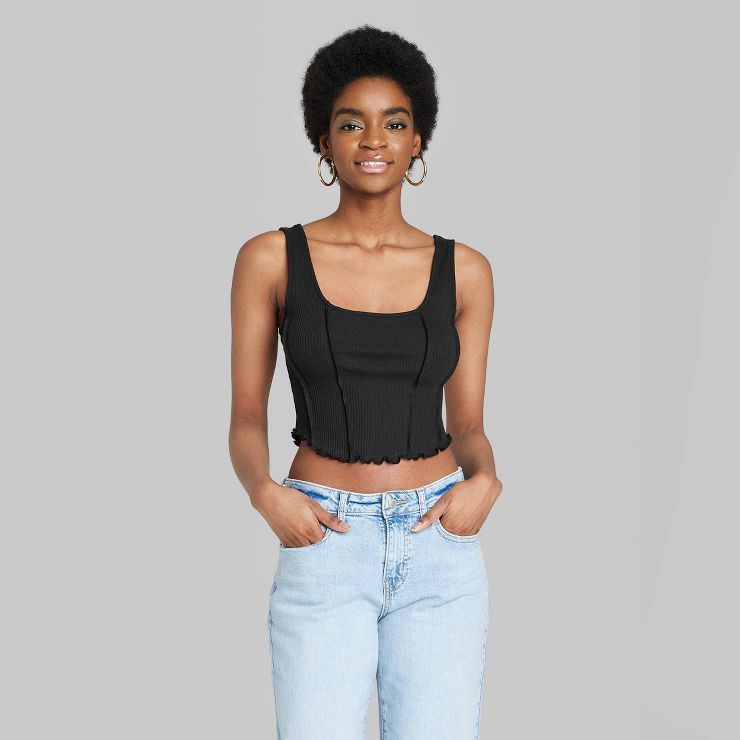 Women's Fitted Corset Tank Top - Wild Fable™ | Target