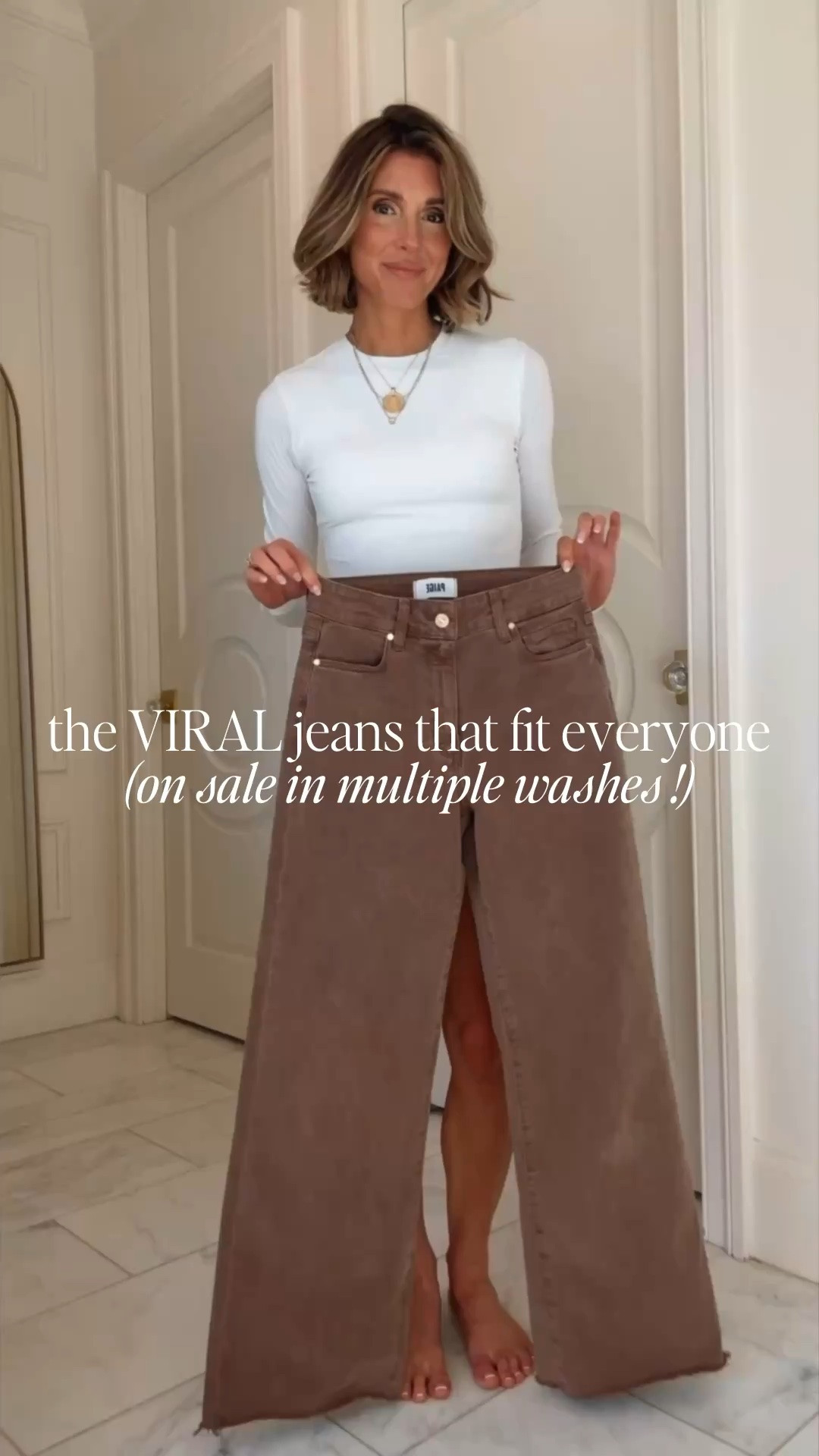 Just saw these jeans are 25% off! I'm 5'7 wearing size 25