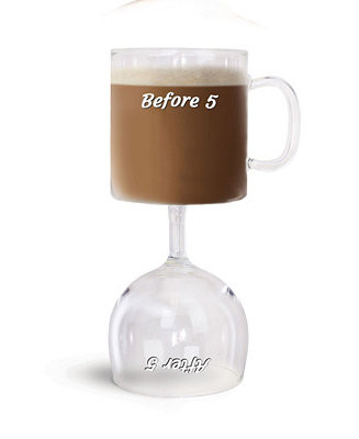 Before After 5 Wine/Coffee Glass | Macy's