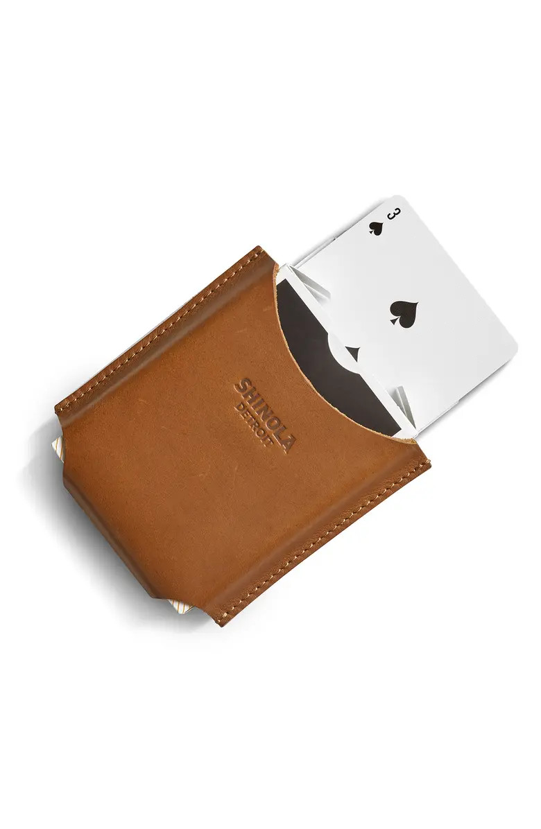Shinola Playing Cards & Leather Sleeve Set | Nordstrom | Nordstrom